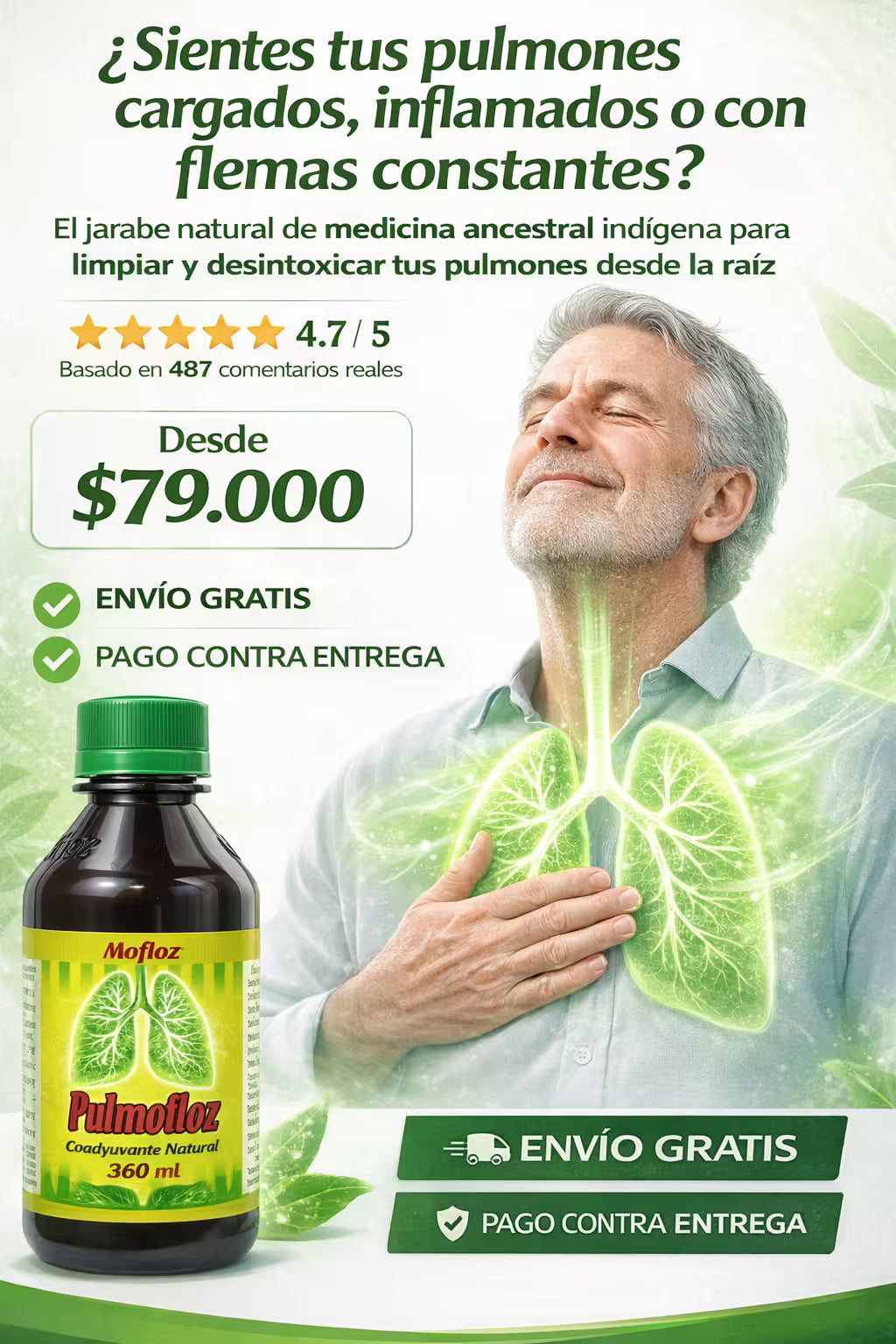 Pulmofloz | Limpia, desinflama tus pulmones